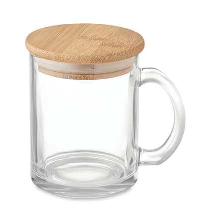 Bamboo Recycled Glass Mug 300 Ml