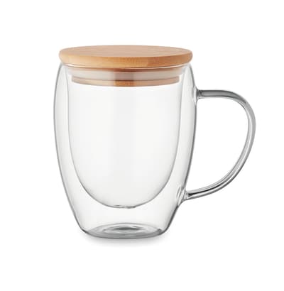Bamboo Double Wall Glass 250ml