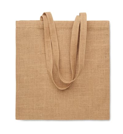 Jute Long Handled Shopping Bag
