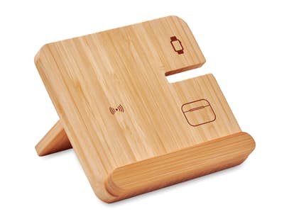 Bamboo 3 In 1 15w Wireless Charger