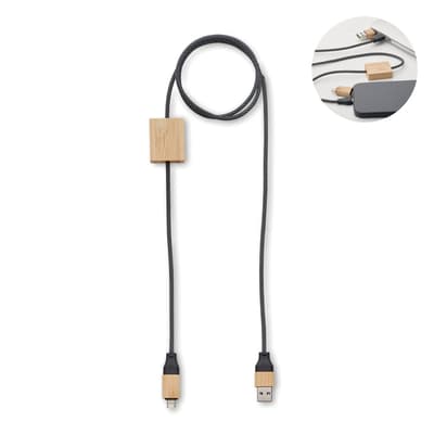 Bamboo RPET 60w Charging Cable