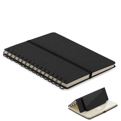 Recycled RPET A5 Notebook With Phone Holder
