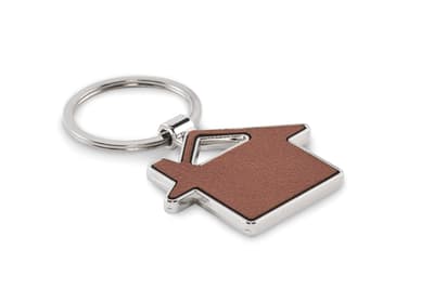Recycled House Shaped Key Ring