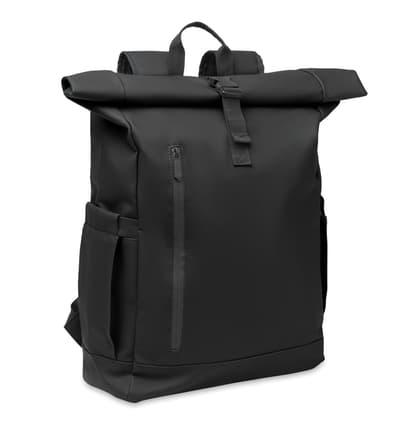 RPET Rolltop Laptop Rucksack 600d