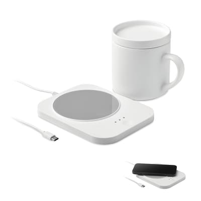 Wireless Charger Mug Warmer Set