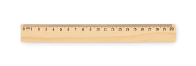 Wooden Ruler 20cm