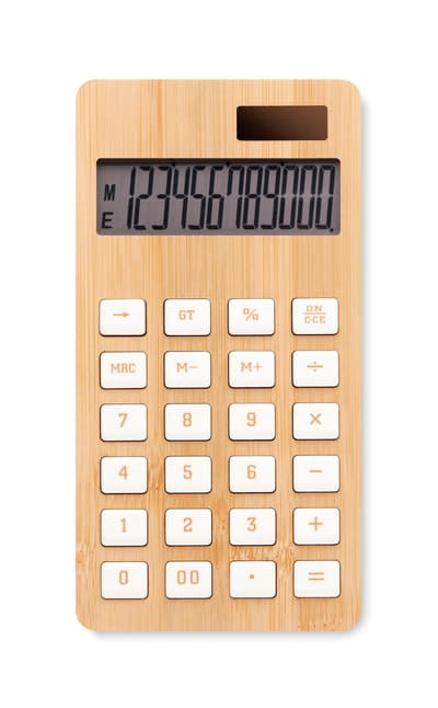 12 Digit Bamboo Calculator