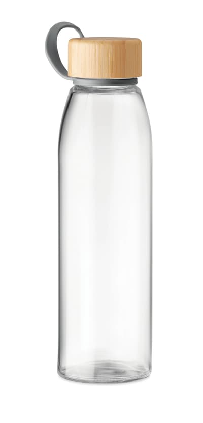Bamboo Glass Water Bottle 500 Ml