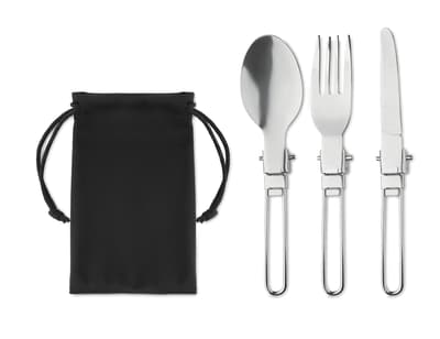 RPET 3-piece Camping Cutlery Set
