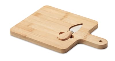Cheese Board Set In Bamboo
