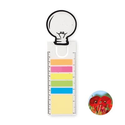 Recycled Seed Paper Bookmark W/memo Pad