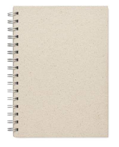 A5 Grass Notebook 80 Lined