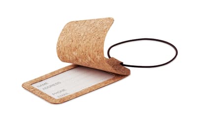 Cork Luggage Tag