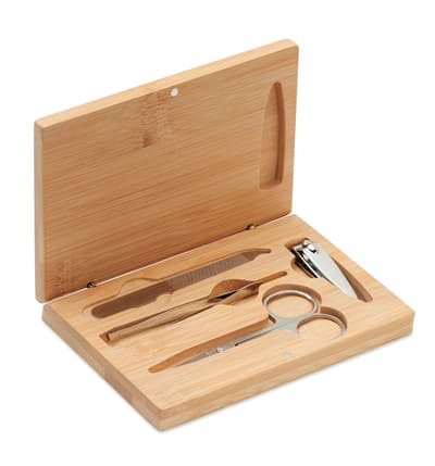 Bamboo Manicure Nail Tool Set