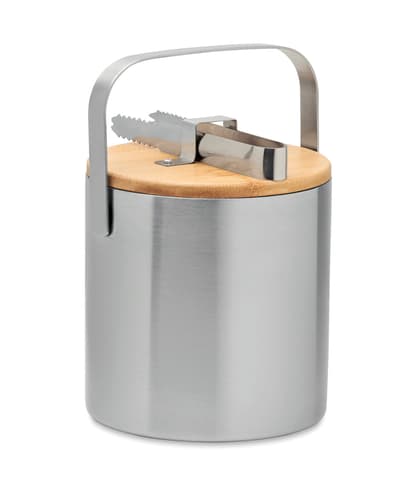 Bamboo Double Walled 1.2l Ice Bucket