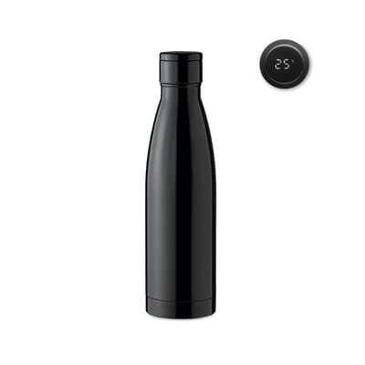 Stainless Steel Thermometer Water Bottle 500ml