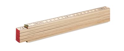 Carpenter Ruler In Wood 2m