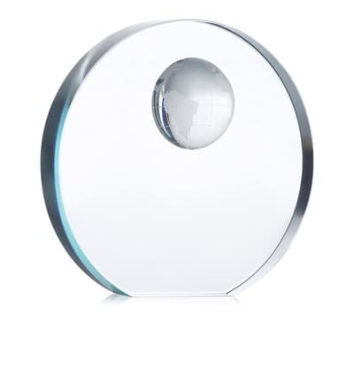 Globe Glass Trophy