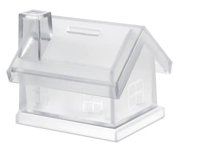 Plastic House Coin Bank