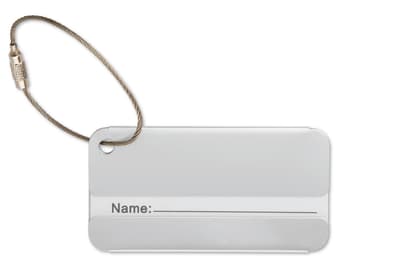 Aluminium Luggage Tag
