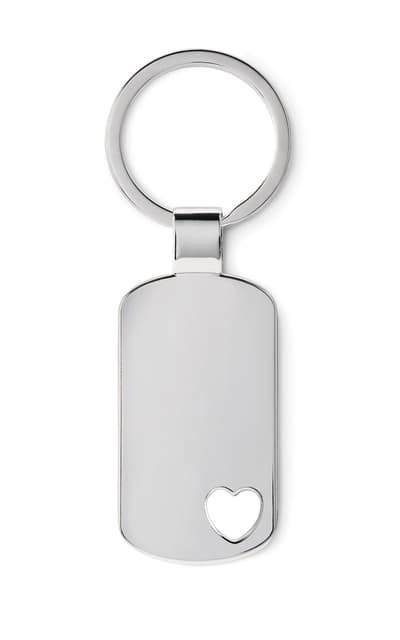 Key Ring With Heart Detail