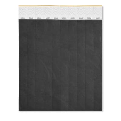 One Sheet Of 10 Wristbands