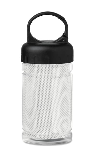Cooling Towel In Pet Water Bottle