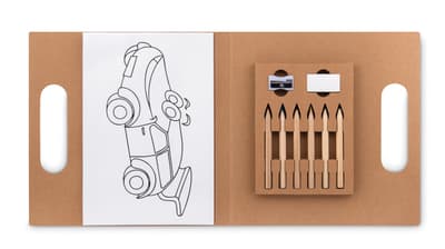 Recycled Colouring Set With 6 Pencils