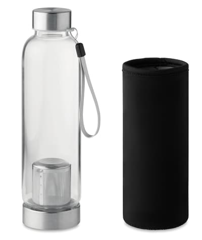 Single Wall Glass Water Bottle 500ml