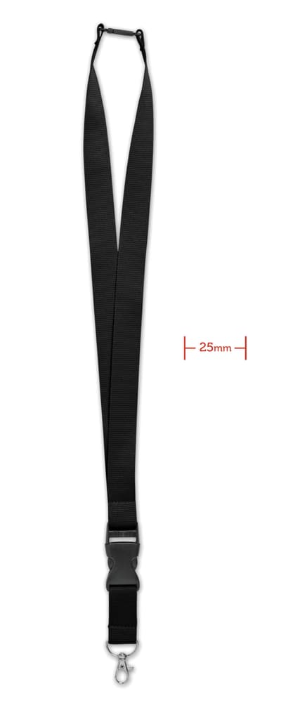 Lanyard With Metal Hook 25mm
