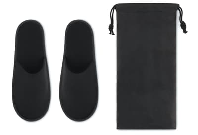 Pair Of Slippers In Pouch