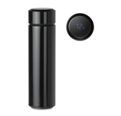 Stainless Steel Water Bottle With Touch Thermometer