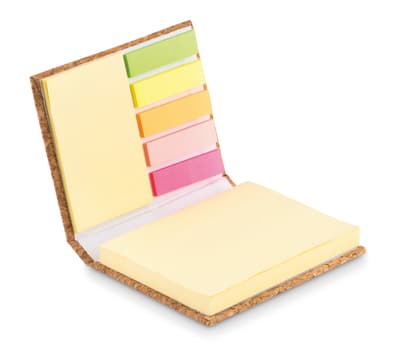 Recycled Cork Sticky Note Memo Pad