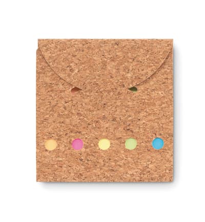 Cork Sticky Note Memo Pad