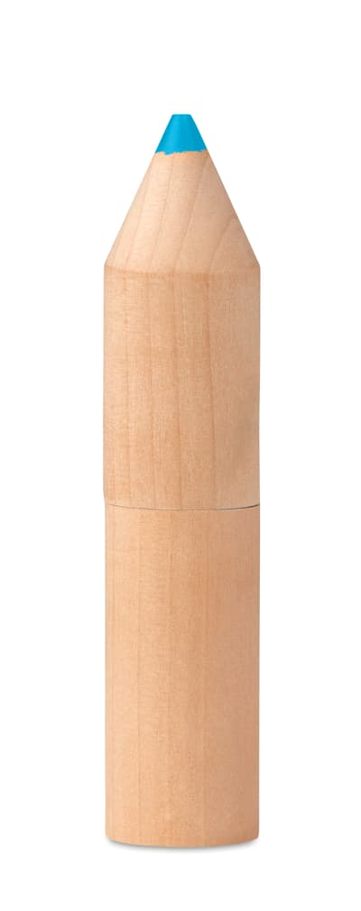 6 Pencils In Wooden Box