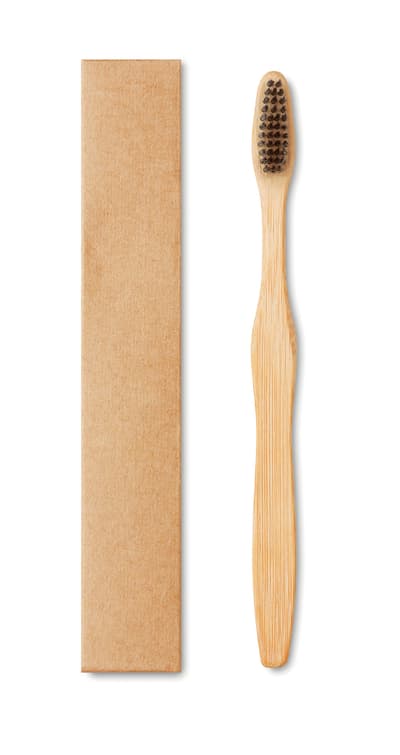 Bamboo Toothbrush In Kraft Box