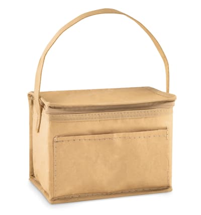 Recycled 6 Can Woven Paper Cooler Bag