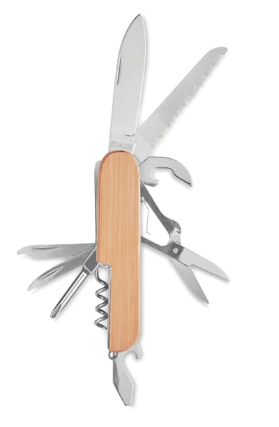 Multi Tool Pocket Knife Bamboo