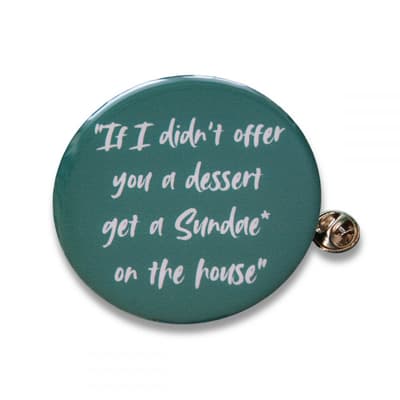 Printed Aluminium Badge (60mm)