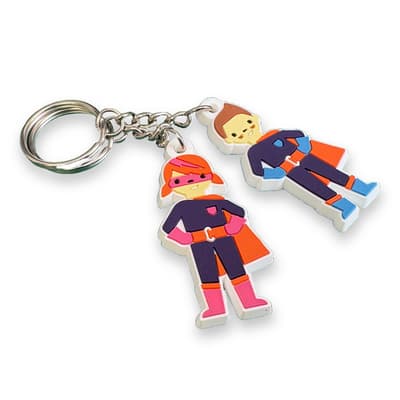 Soft PVC Keyring (50mm)