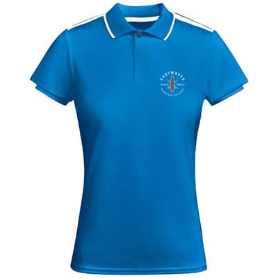 Tamil short sleeve women's sports polo