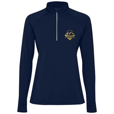 Custom Branded Estambul 200 g/m² long sleeve women's half zip sweatshirt