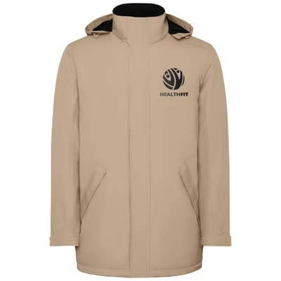 Custom Branded America men's padded parka jacket