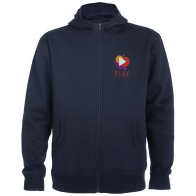 Custom Branded Montblanc 280 g/m² unisex full zip hoodie