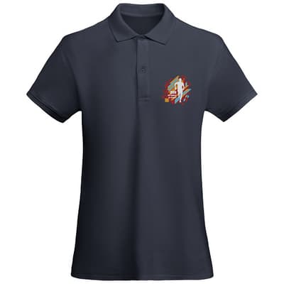 Custom Branded Prince 210 g/m² organic cotton short sleeve women's polo