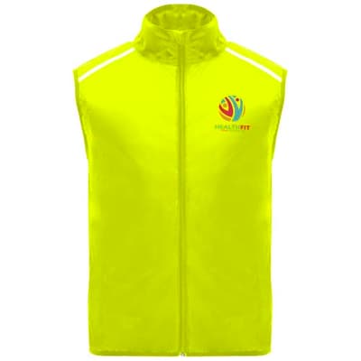 Custom Branded Jannu unisex lightweight running bodywarmer