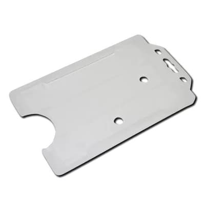 Portrait Rigid Card Holder (UK Stock: Frosted Clear)