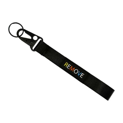 Woven Strap Clip Keyring