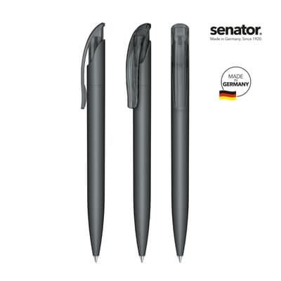 Promotional Senator Challenger Soft Touch push ball pen