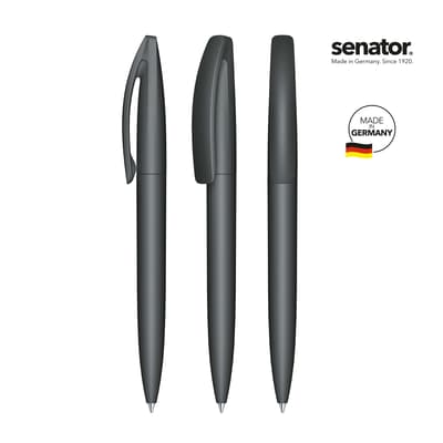 Promotional Senator  Bridge Soft touch twist ball pen.